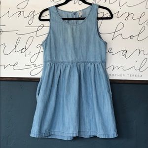 Forever 21 baby doll denim dress